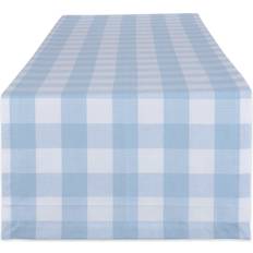 Design Imports Buffalo Bordsduk Blå (274.32x35.56cm)