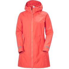 Orange - Woman Rain Jackets & Rain Coats Helly Hansen Women's Lisburn Raincoat - Hot Coral