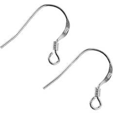 Creativ Company French Earhook Earring 10pcs - Silver
