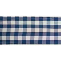 Design Imports Buffalo Tablecloth White, Blue (274.32x35.56cm)