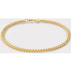 IX Studios Curb Armband 22 kt - Guldpläterad Silver/Gold