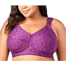 Underwear Elila Sidney Jacquard Wire Free Bra - Aubergine