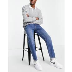 Jack & Jones Intelligence – Mike – Mellanblå, raka jeans