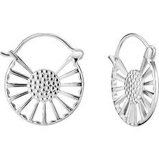 Lund marguerite ørering Lund Marguerite Hoops - Silver