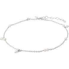 Dame - Sølv Ankelkjeder Pernille Corydon Ocean Anklet - Silver/Pearls