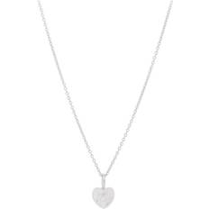 Pernille Corydon Ocean Heart Necklace - Silver/Mother of Pearl