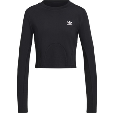 adidas Women's Originals Always Original Rib Long Sleeve Top - Black