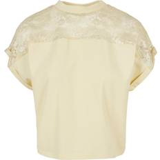 Urban Classics Short Oversized Lace Tee - Soft Yellow