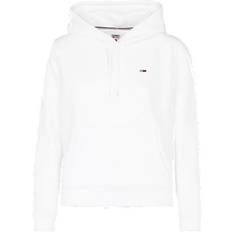 Tommy Hilfiger Femme Hauts Tommy Hilfiger Organic Cotton Regular Fit Hoodie - White