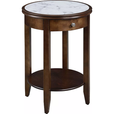 Marble Small Tables Convenience Concepts Baldwin Small Table 18"