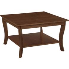 Quadratic - Wood Coffee Tables Convenience Concepts American Heritage Coffee Table 30x30"