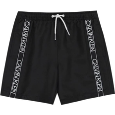 Calvin Klein Boy's Tape Swim Shorts - Black