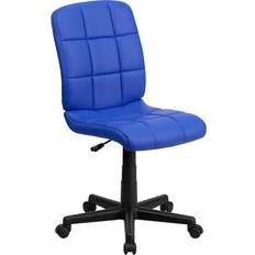 Height Adjustable Office Chairs Flash Furniture GO-1691-1-BLUE-GG Office Chair 34"