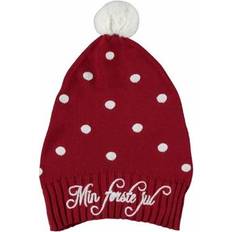 40/42 Huer Børnetøj Name It Snow Xmas Long Knit Hat - Red (13197419)