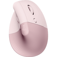 Pink Standardmus Logitech Lift Right Vertical Ergonomic Wireless Rose