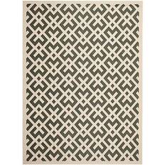 Safavieh Courtyard Beige, Black 48x67"