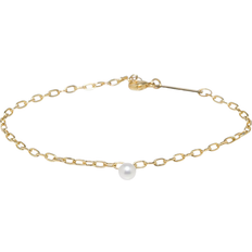 Zoe Chicco Small Link Dangle Bracelet - Gold