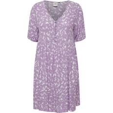 Korte kjoler - Lilla Ichi Ihmarrakech Aop Dress - Lavender Mist