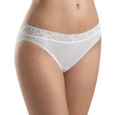 Hanro Slip Moments Baumwolle mit Spitze Modell Moments - Beige