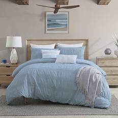 Swift Home Moselle Ruched Waffle Duvet Cover Blue (264.16x233.68cm)