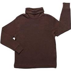 Turtlenecks Leveret Cotton Neutral Turtleneck Shirts - Brown (28937005006922)