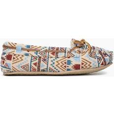 Multicolored Slippers Minnetonka Cally - Cream Mosaic