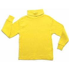 Boys Turtlenecks Children's Clothing Leveret Cotton Boho Turtleneck Shirts - Mustard Yellow (32453066915914)