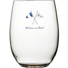 Melamine Glasses Marine Business Welcome on Board Beer Glass 20fl oz 6