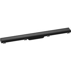 Plomberie Hansgrohe Caniveau de douche 80 cm RainDrain Match noir