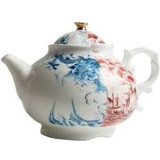 Porcelana Teteras Seletti Hybrid Smeraldina Blue/Red Teapot