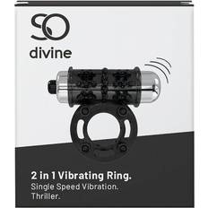 Remote Control Penis Rings Sex Toys So Divine Thriller 2 in 1 Vibrating Ring