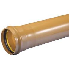 Wavin Kloakrør PVC ø200x2000mm SN8 EN1401, Indstikslængde 105mm