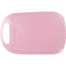 The Home Fusion Company Plastic Cutting Mat Kitchen Board Food Prep Pink Grey Or White/Light Pink Chopping Board