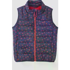 Padded Vests Crew Clothing Crew Clothing Kids' Heart Lightweight Zipped Gilet, Dark