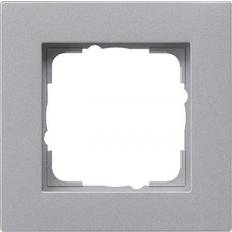 Electrical Accessories Gira 0211255 dækramme 1f flad E2 F aluminium (211255)