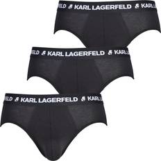 Karl Lagerfeld Kläder Karl Lagerfeld Herr Logotröjor Med Logotyp - Svart/Vit/Grå