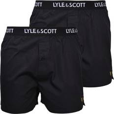 Lyle & Scott Unterwäsche Lyle & Scott 2-Pack Modern Logo Woven Boxer Shorts