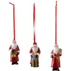 Villeroy & Boch Nostalgic Ornaments Set Santa Claus, 8 x 3.5 cm Christmas Tree Ornament