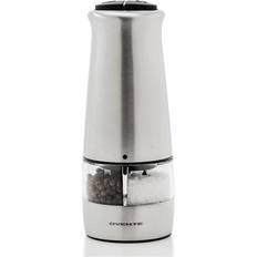 Stainless Steel Spice Mills Ovente 2 in 1 Pepper Mill, Salt Mill 6.96"