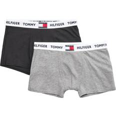 Tommy Hilfiger Boxer Shorts Tommy Hilfiger Tommy 85 Stretch Cotton Trunks 2-pack - Medium Grey Heather/Black (UB0UB00289)