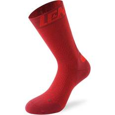 Rouge Chaussettes Lenz 7.0 Mid Merino Compression Chaussettes - Rouge