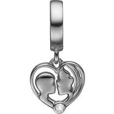 Christina Collect Mother & Child Charms - Silver/Transparent