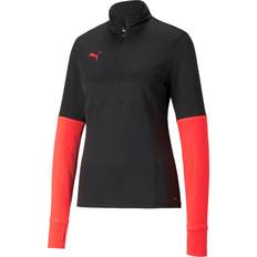 Gula - Träningsplagg Tröjor Puma Individualcup Women 1/4 Zip Top Black-sunblaze