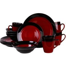 ELAMA’s Tanizia 16-Piece High-Gloss Dinnerware Set