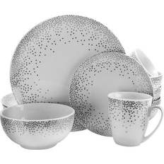 Gibson Platinum Dots Dinner Set 16pcs