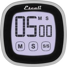 Escali DR3-B-Touch Screen Digital Timer, Black Kitchen Timer