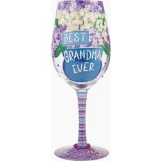 Purple Wine Glasses Lolita Best Grandma Ever Wine Glass 44.4cl