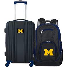 2 piece luggage set Black Michigan Wolverines 2-Piece Luggage & Backpack Set