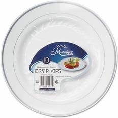 Plastic Dishes WNA Masterpiece Dinner Plate 10.25" 10 1"