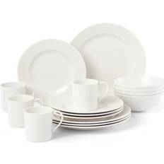 Wickford 16-Piece Dinnerware Set White Service de Table